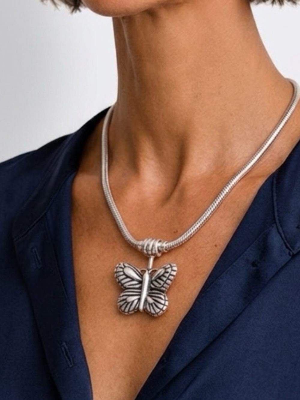 Sterling Silver Interchangeable Necklace Designer Joseph Esposito